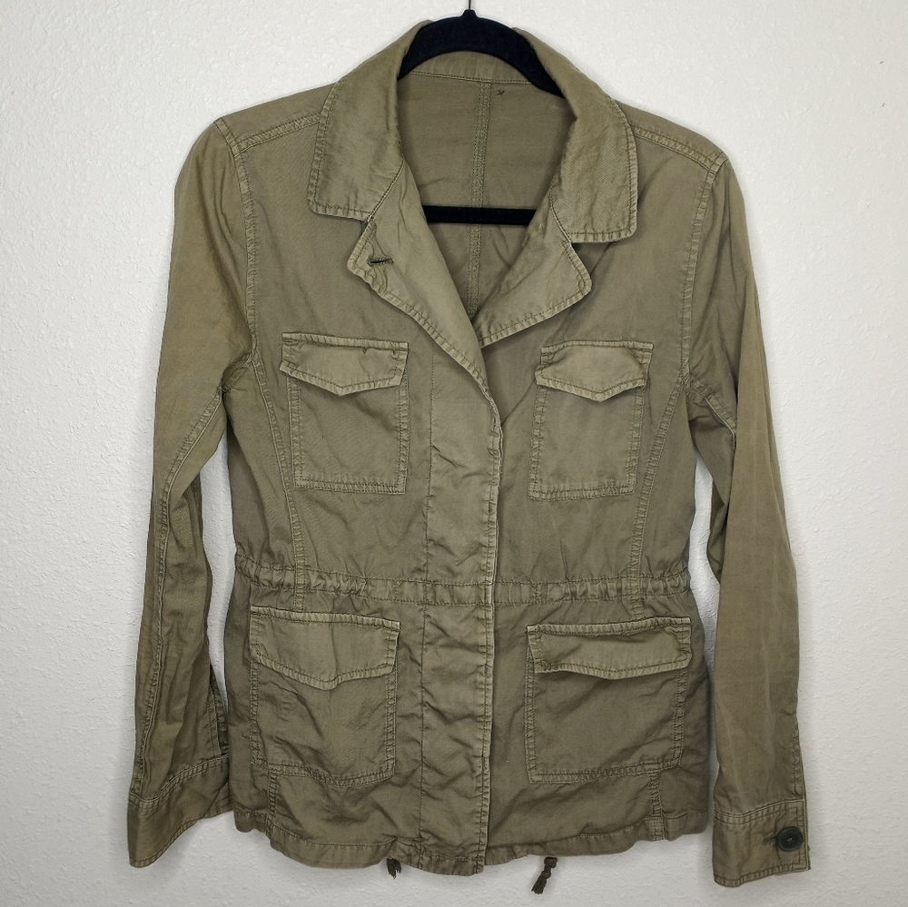 Velvet by Graham & Spencer Green Utility Jacket XS